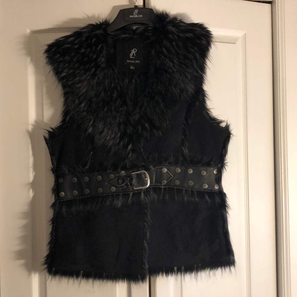 Luxe Rachel Zoe Faux Shearling Vest